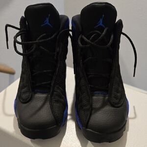 Air Jordan Black and Blue Sneakers